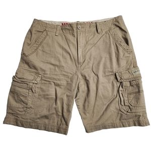 Mens Unionbay Cargo Shorts Tan Size 40 